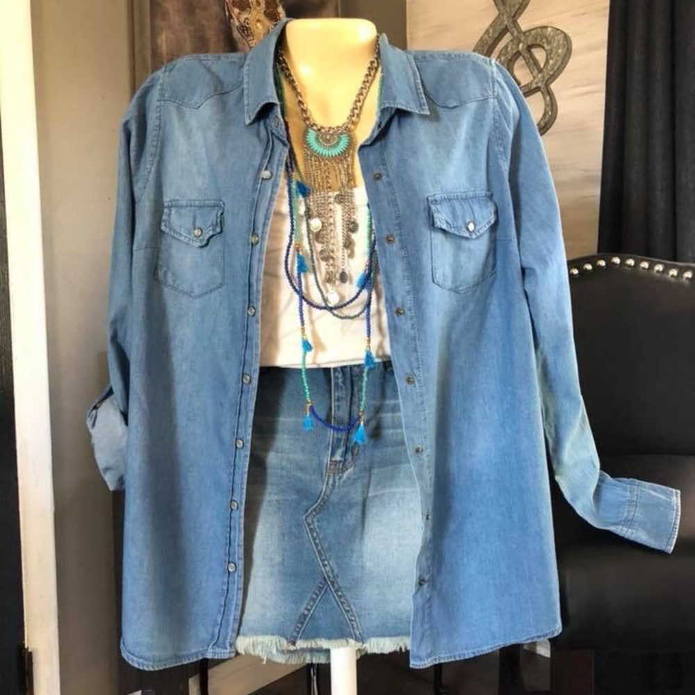 Very nice  thin denim shirt